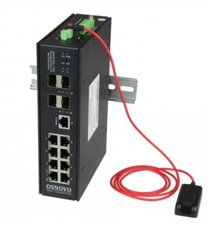 OSNOVO SW-80804/ILS (port 90W, 720W) Сетевое оборудование