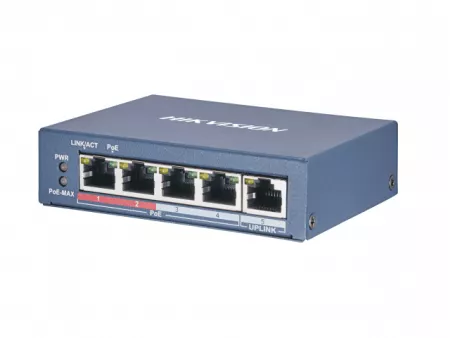 Hikvision DS-3E0105P-E (B) Сетевое оборудование